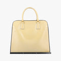 Open tote Yellow SAFFIANO patent 7 Rオープントート イエロー サフィアーノ パテント 7 R