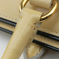 Open tote Yellow SAFFIANO patent 7 Rオープントート イエロー サフィアーノ パテント 7 R