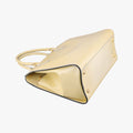 Open tote Yellow SAFFIANO patent 7 Rオープントート イエロー サフィアーノ パテント 7 R