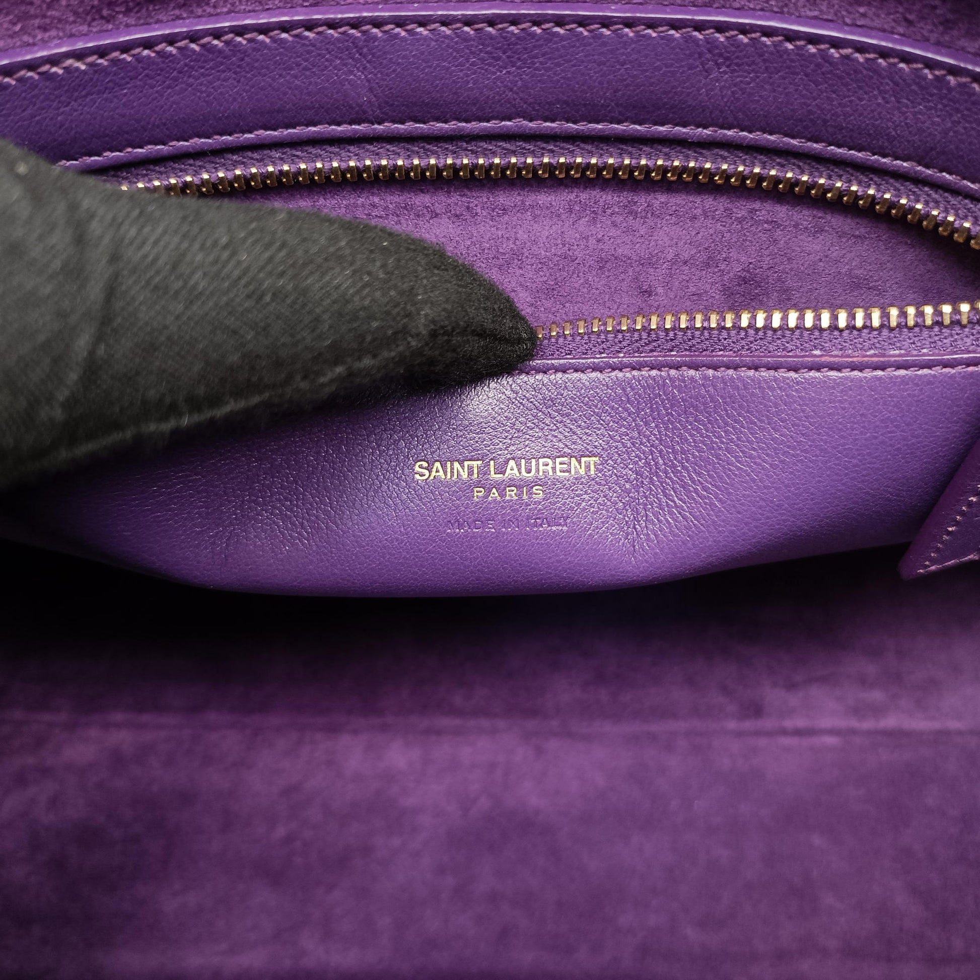 baby Cabas Purple Leather 357395 DMR357395.1014ベイビーカバス パープル レザー 357395 DMR357395.1014
