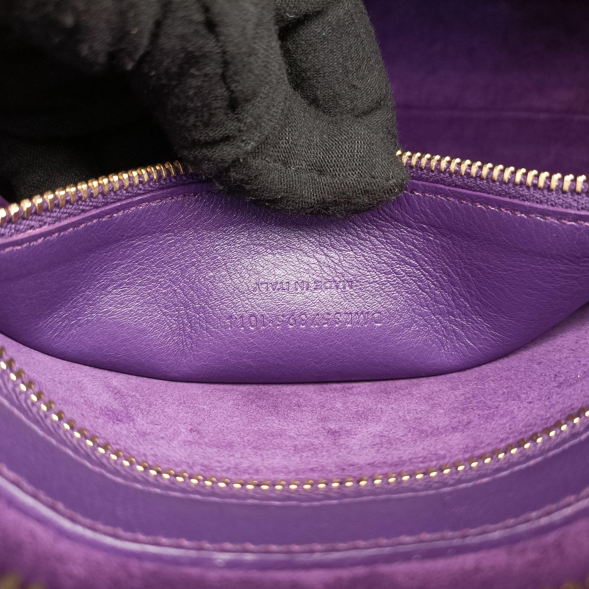 baby Cabas Purple Leather 357395 DMR357395.1014ベイビーカバス パープル レザー 357395 DMR357395.1014