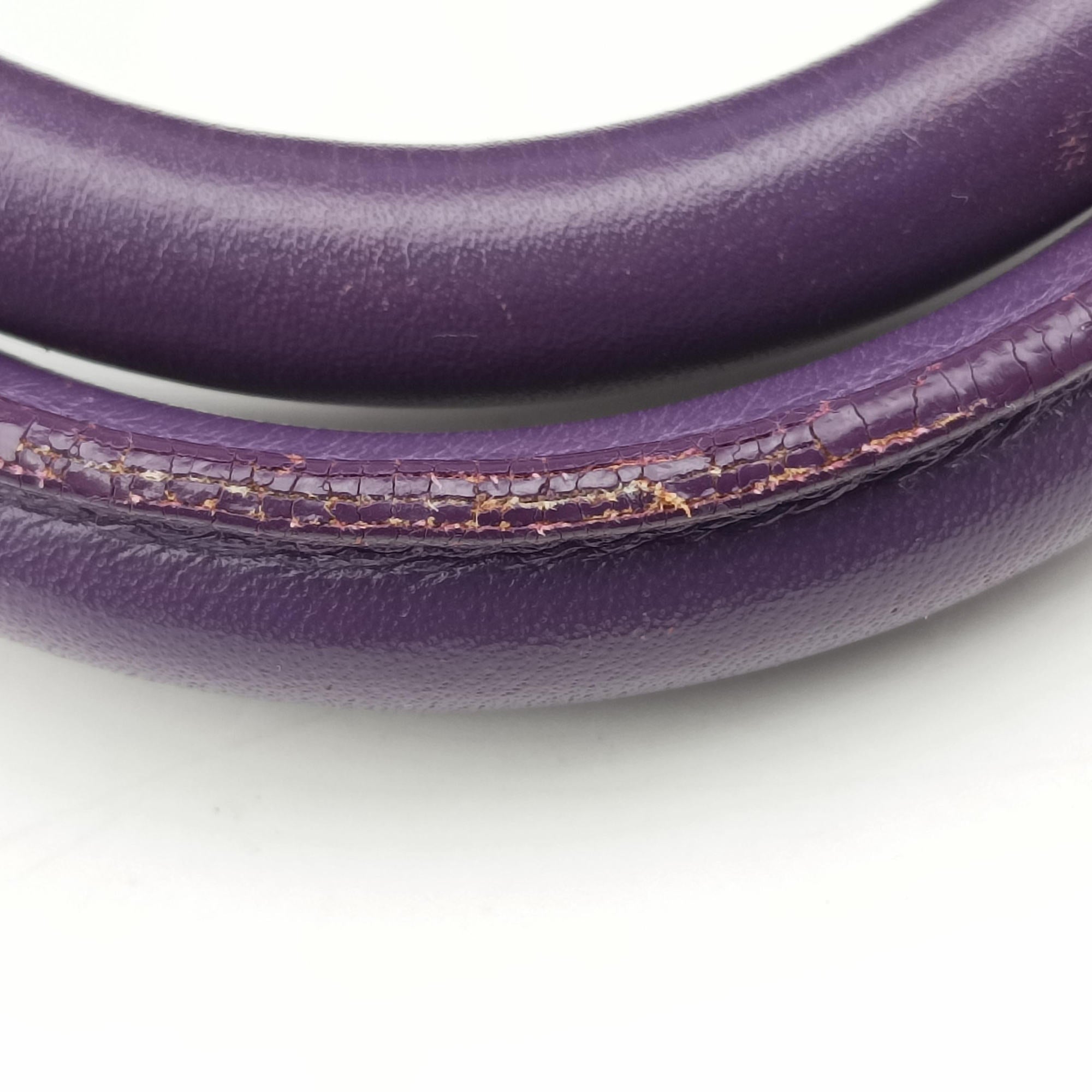 baby Cabas Purple Leather 357395 DMR357395.1014ベイビーカバス パープル レザー 357395 DMR357395.1014