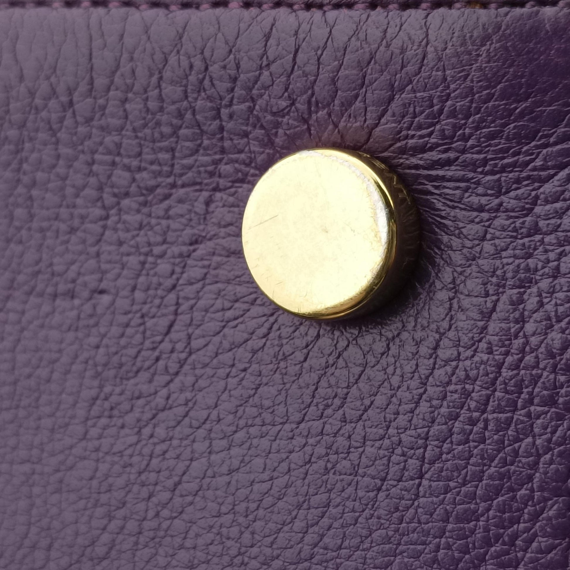 baby Cabas Purple Leather 357395 DMR357395.1014ベイビーカバス パープル レザー 357395 DMR357395.1014