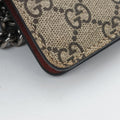 Dionysus beige×red×multicolor PVC coated canvas × suede 421970 D025238859ディオニュソス ベージュ×レッド×マルチカラー PVCコーティングキャンバス × スエード 421970 D025238859