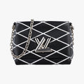Pre-owned Louis Vuitton Twist Maltage Noir×White Epi M50525 shoulderbag | stylenewstar