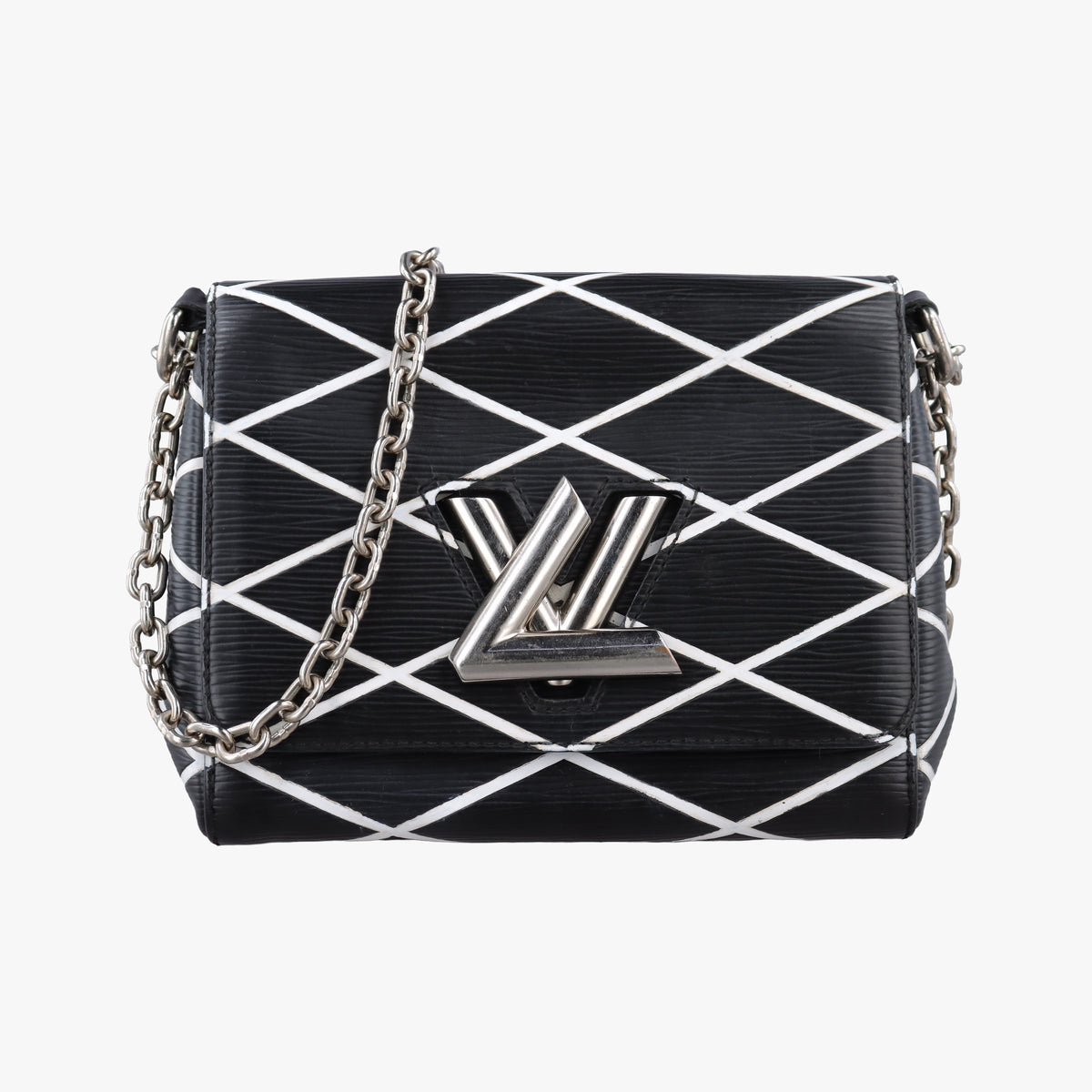 Pre-owned Louis Vuitton Twist Maltage Noir×White Epi M50525 shoulderbag | stylenewstar