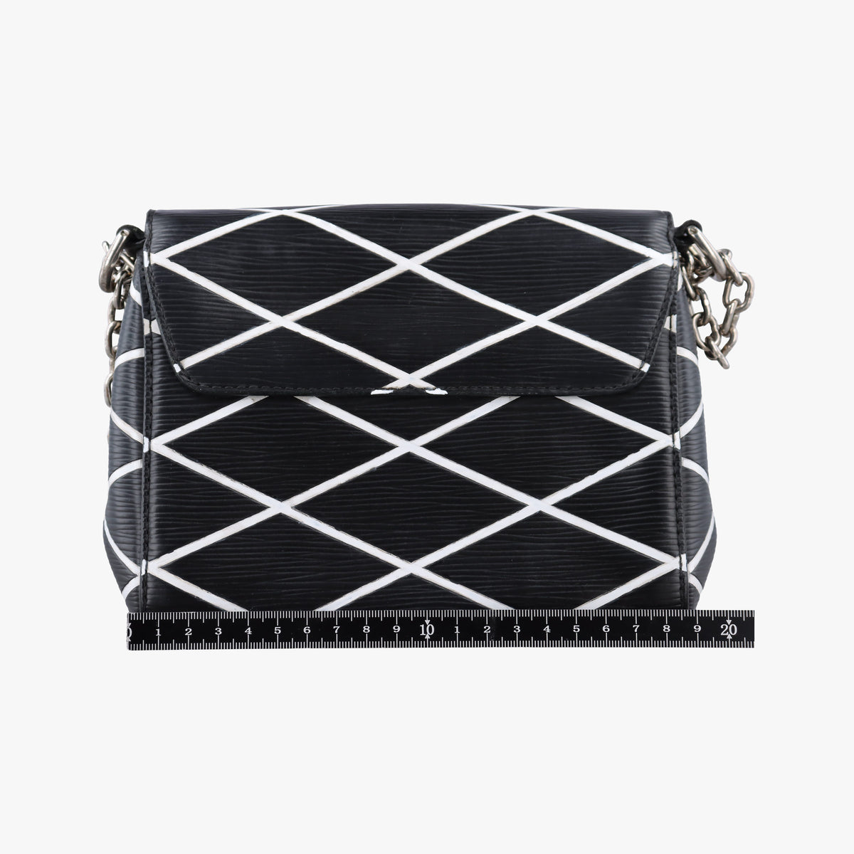 Pre-owned Louis Vuitton Twist Maltage Noir×White Epi M50525 shoulderbag | stylenewstar