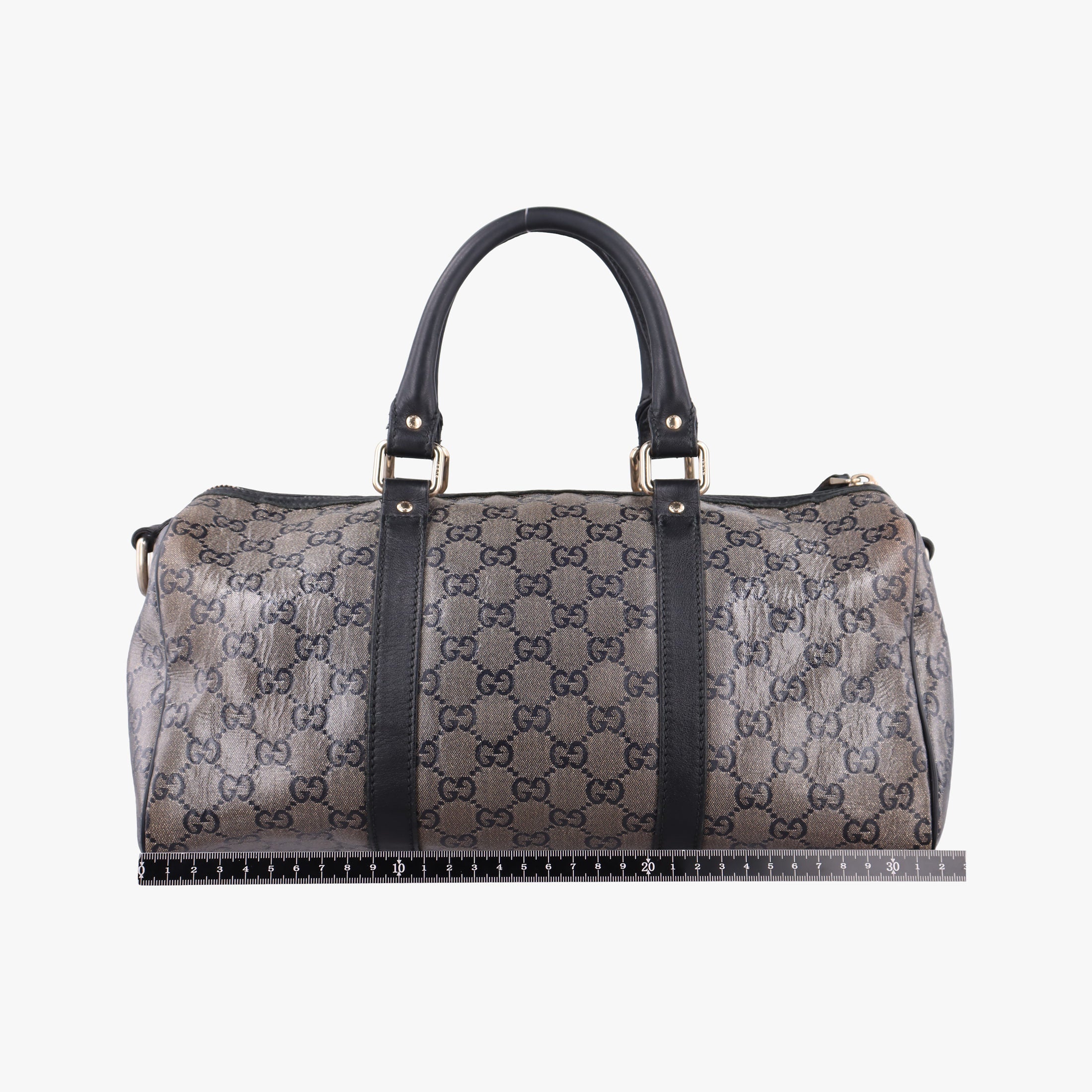 GG plus Spring Joy GG Supreme Grey PVC coated canvas×Leather 203696 E5032281GGプラス ジョイ GGスプリーム グレー PVCコーティングキャンバス×レザー 203696 E5032281