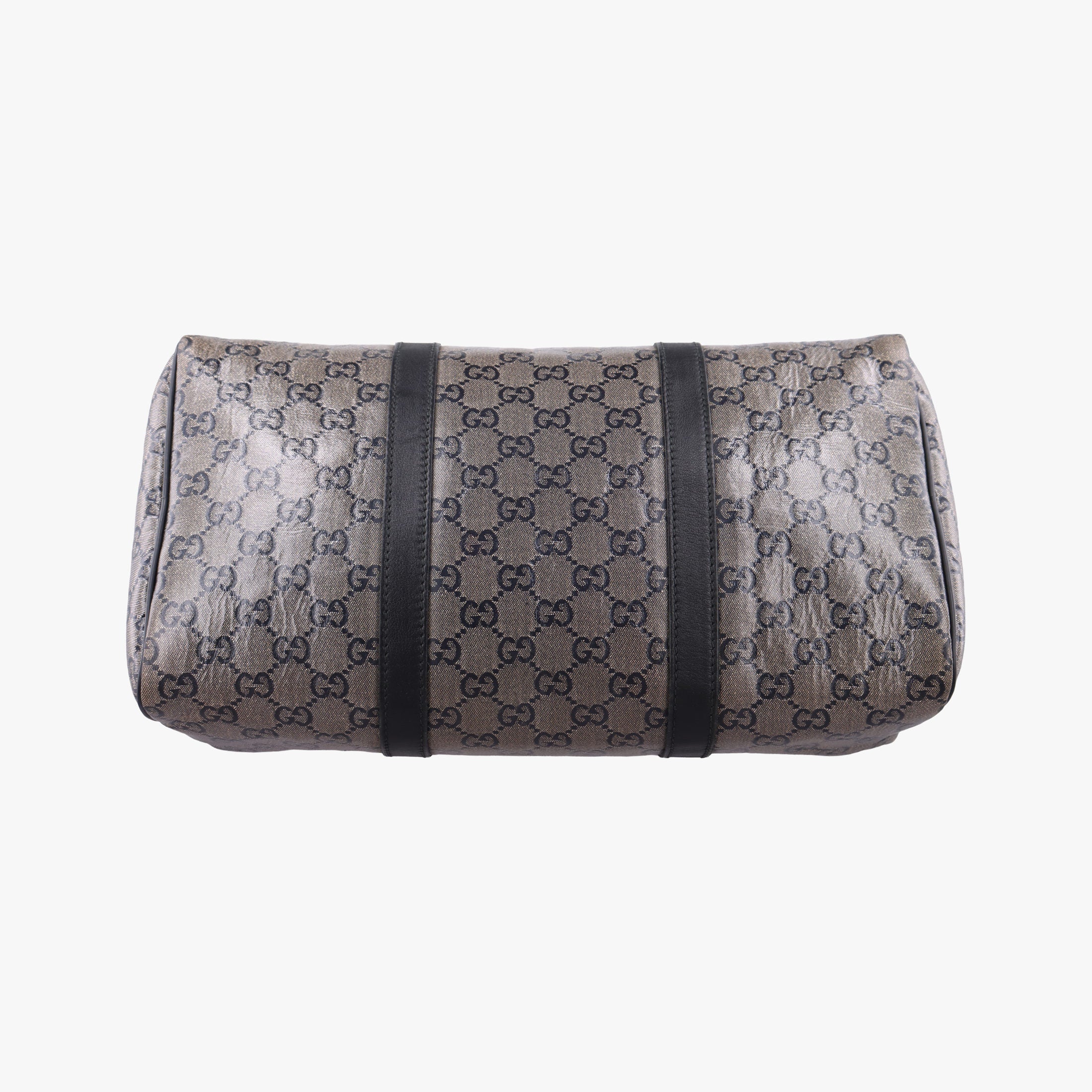 GG plus Spring Joy GG Supreme Grey PVC coated canvas×Leather 203696 E5032281GGプラス ジョイ GGスプリーム グレー PVCコーティングキャンバス×レザー 203696 E5032281
