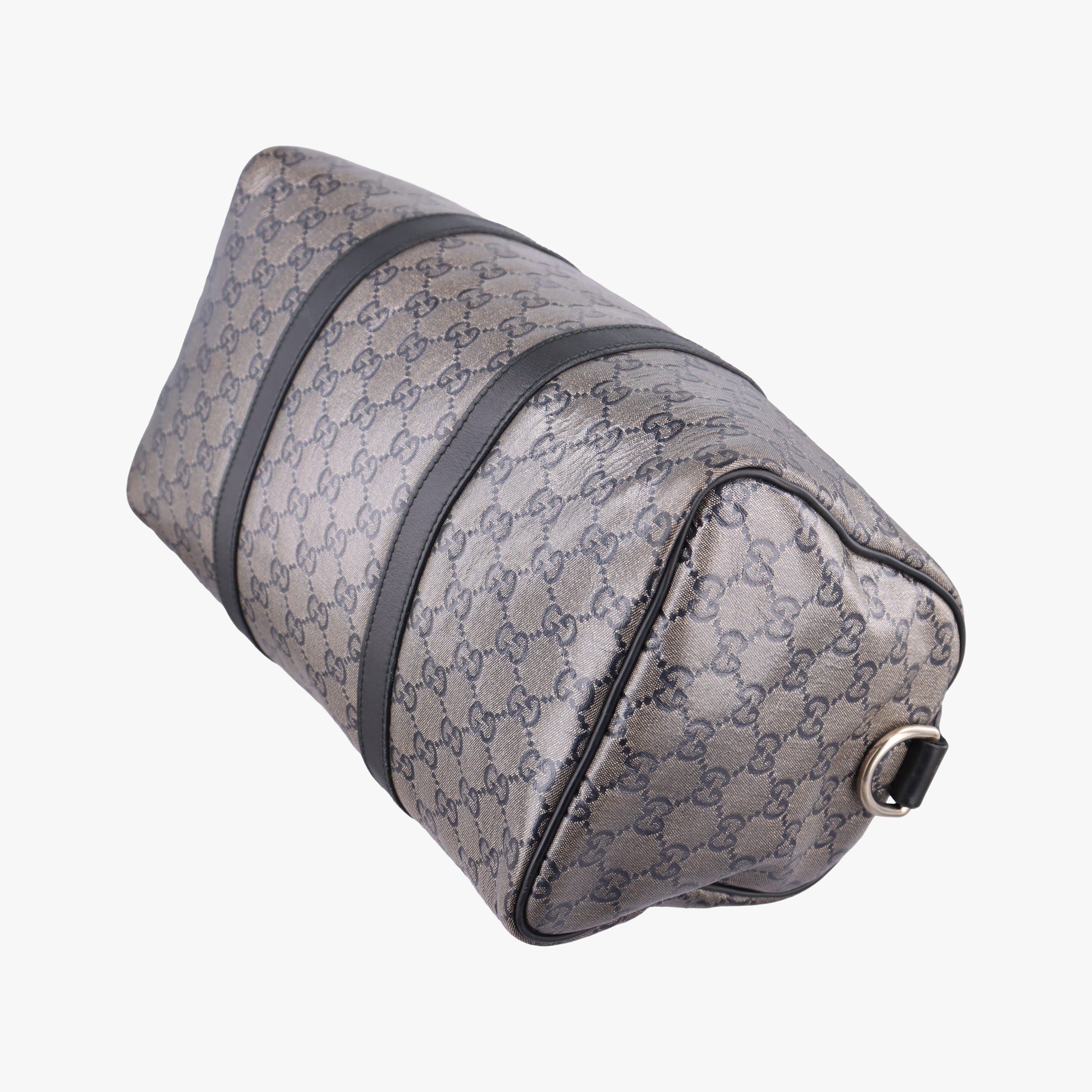 GG plus Spring Joy GG Supreme Grey PVC coated canvas×Leather 203696 E5032281GGプラス ジョイ GGスプリーム グレー PVCコーティングキャンバス×レザー 203696 E5032281