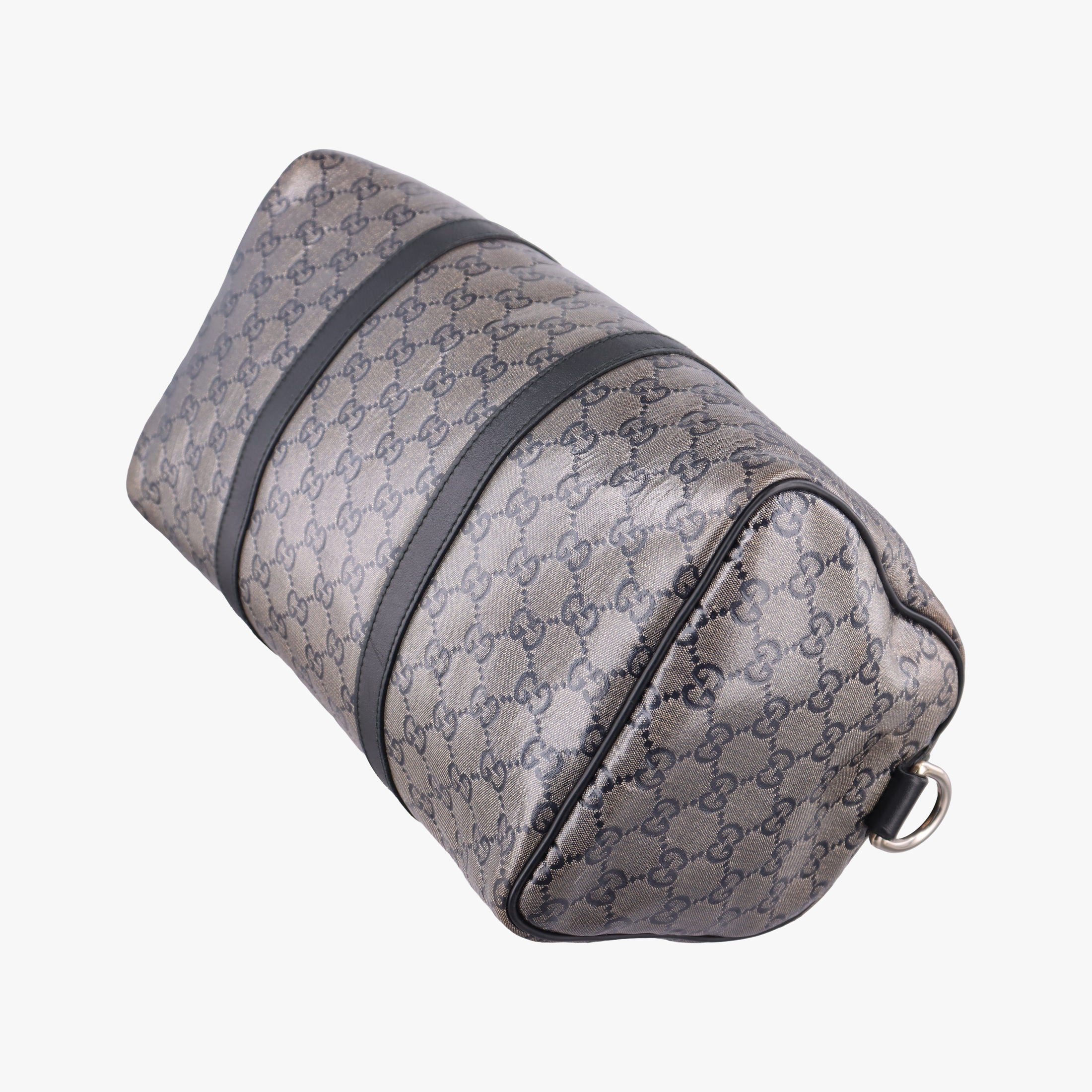 GG plus Spring Joy GG Supreme Grey PVC coated canvas×Leather 203696 E5032281GGプラス ジョイ GGスプリーム グレー PVCコーティングキャンバス×レザー 203696 E5032281