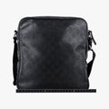 GG Imprime Messenger Black PVC coated canvas 201448 G5540557GGインプリメ メッセンジャー ブラック PVCコーティングキャンバス 201448 G5540557