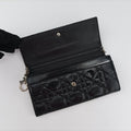 Lady Dior Cannage Black Patent Leather 02-LU-0049レディディオール カナージュ ブラック パテント 02-LU-0049