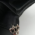 Lady Dior Cannage Black Patent Leather 02-LU-0049レディディオール カナージュ ブラック パテント 02-LU-0049