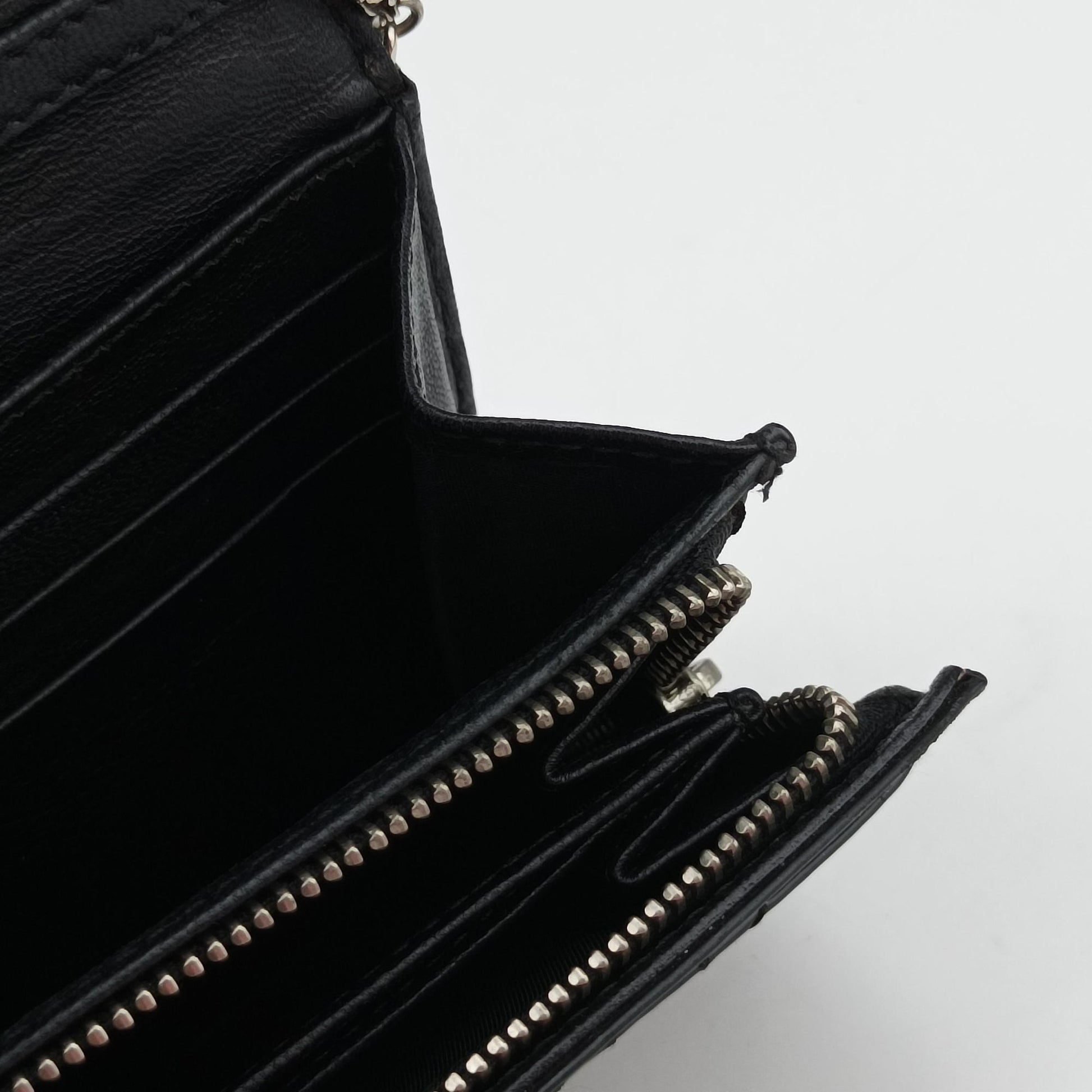 Lady Dior Cannage Black Patent Leather 02-LU-0049レディディオール カナージュ ブラック パテント 02-LU-0049