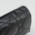 Lady Dior Cannage Black Patent Leather 02-LU-0049レディディオール カナージュ ブラック パテント 02-LU-0049