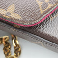 Pochette Felicie Brown Monogram Canvas M61276 TJ2290 IC Chipポシェット フェリシー モノグラム/ブラウン モノグラムキャンバス M61276 TJ2290 ICチップ