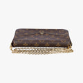 Pochette Felicie Brown Monogram Canvas M61276 TJ2290 IC Chipポシェット フェリシー モノグラム/ブラウン モノグラムキャンバス M61276 TJ2290 ICチップ