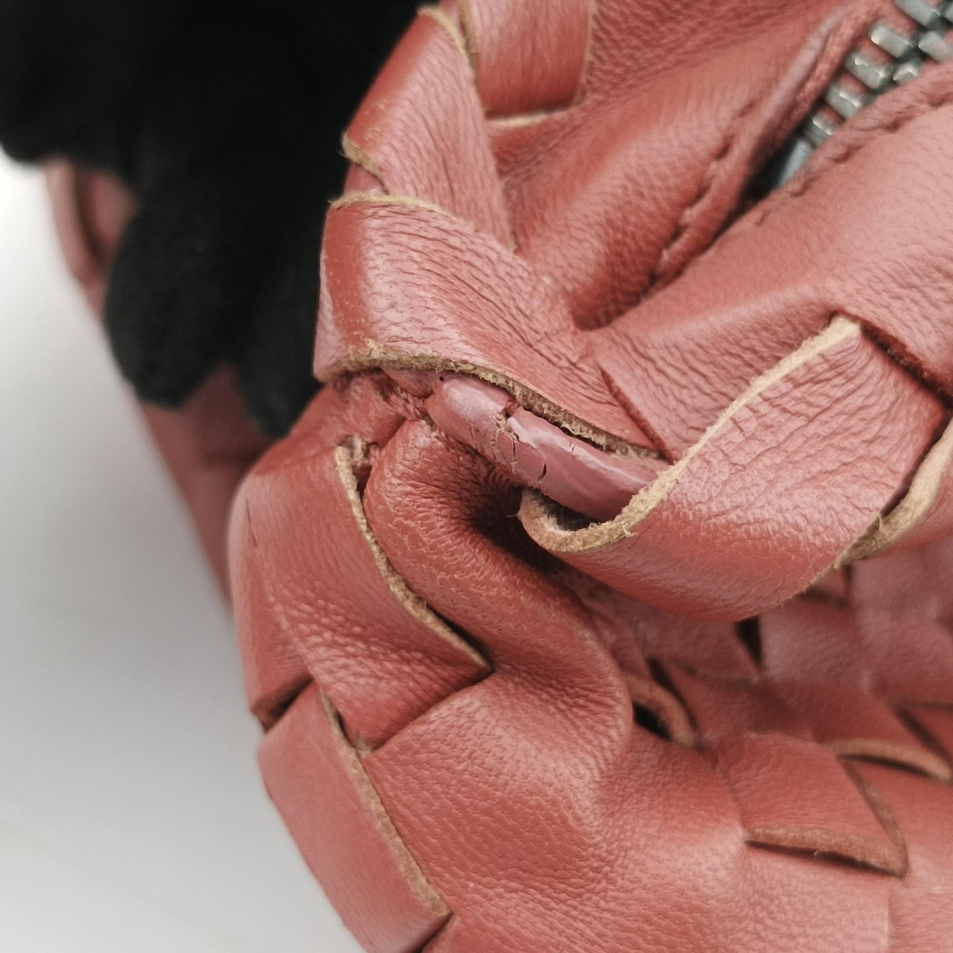 Intrecciato Pink lambskin B01406688Bイントレチャート ピンク ラムスキン B01406688B