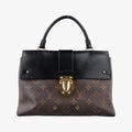 One-handle Flap MM brown×black Monogram Canvas×calf leather M43125 FL3107 IC ChipワンハンドルフラップMM モノグラム/ブラウン×ブラック モノグラムキャンバス×カーフレザー M43125 FL3107 ICチップ
