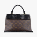 One-handle Flap MM brown×black Monogram Canvas×calf leather M43125 FL3107 IC ChipワンハンドルフラップMM モノグラム/ブラウン×ブラック モノグラムキャンバス×カーフレザー M43125 FL3107 ICチップ