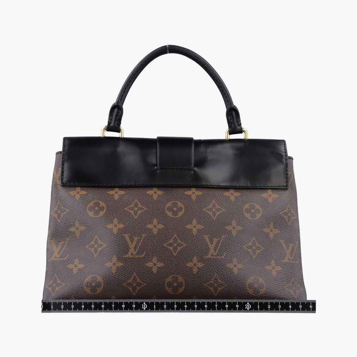 One-handle Flap MM brown×black Monogram Canvas×calf leather M43125 FL3107 IC ChipワンハンドルフラップMM モノグラム/ブラウン×ブラック モノグラムキャンバス×カーフレザー M43125 FL3107 ICチップ