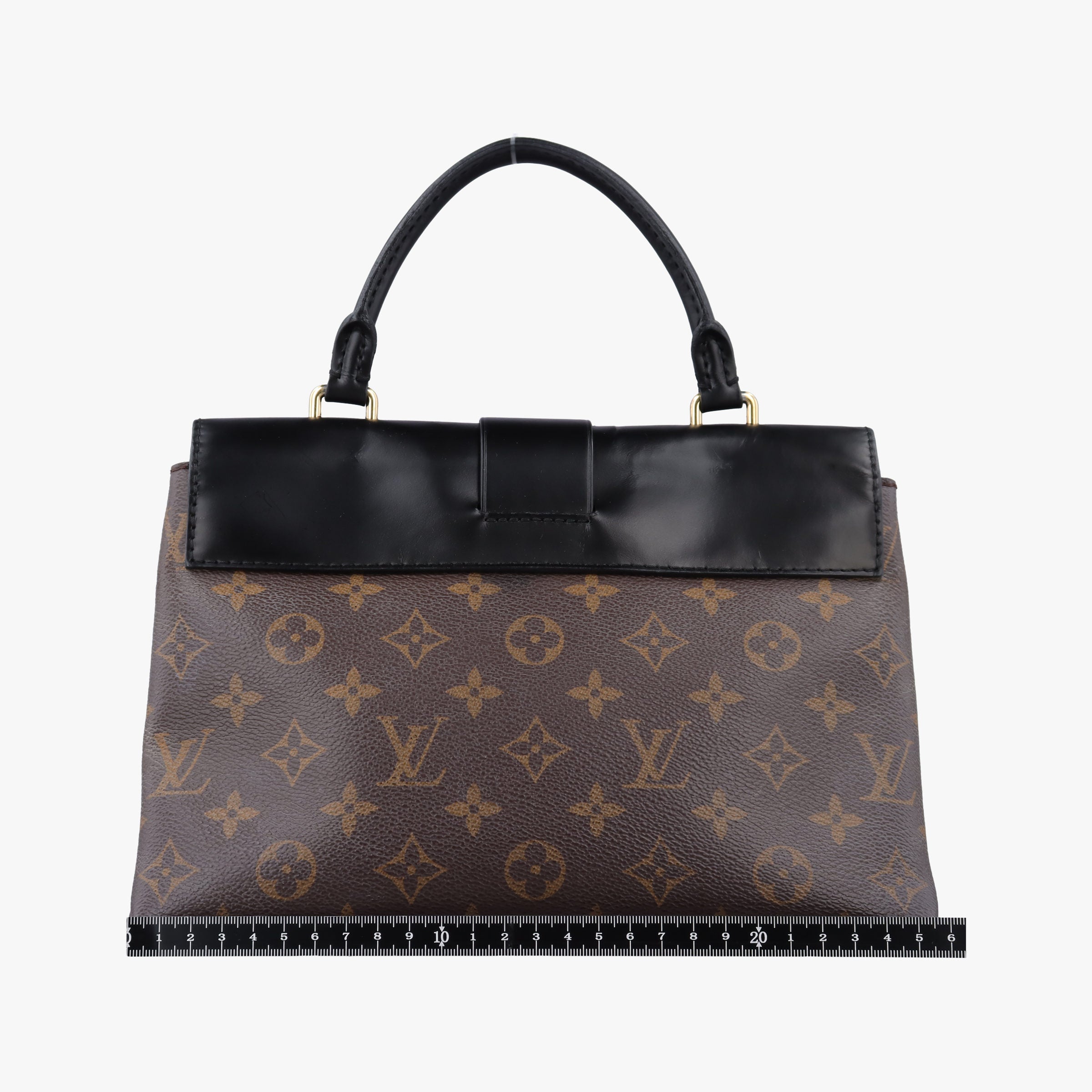 One-handle Flap MM brown×black Monogram Canvas×calf leather M43125 FL3107 IC ChipワンハンドルフラップMM モノグラム/ブラウン×ブラック モノグラムキャンバス×カーフレザー M43125 FL3107 ICチップ
