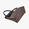 One-handle Flap MM brown×black Monogram Canvas×calf leather M43125 FL3107 IC ChipワンハンドルフラップMM モノグラム/ブラウン×ブラック モノグラムキャンバス×カーフレザー M43125 FL3107 ICチップ