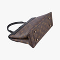 One-handle Flap MM brown×black Monogram Canvas×calf leather M43125 FL3107 IC ChipワンハンドルフラップMM モノグラム/ブラウン×ブラック モノグラムキャンバス×カーフレザー M43125 FL3107 ICチップ