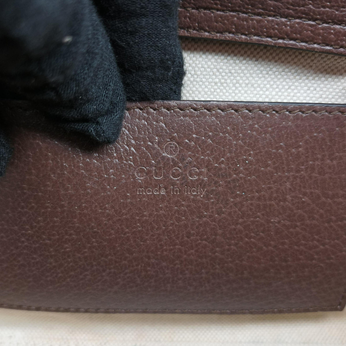 Pre-owned Gucci Diana Jumbo GG Mini Brown Canvas×Leather 655661 shoulderbag | stylenewstar
