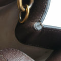 Pre-owned Gucci Diana Jumbo GG Mini Brown Canvas×Leather 655661 shoulderbag | stylenewstar