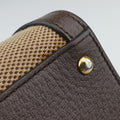 Pre-owned Gucci Diana Jumbo GG Mini Brown Canvas×Leather 655661 shoulderbag | stylenewstar