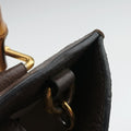Pre-owned Gucci Diana Jumbo GG Mini Brown Canvas×Leather 655661 shoulderbag | stylenewstar