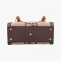 Pre-owned Gucci Diana Jumbo GG Mini Brown Canvas×Leather 655661 shoulderbag | stylenewstar