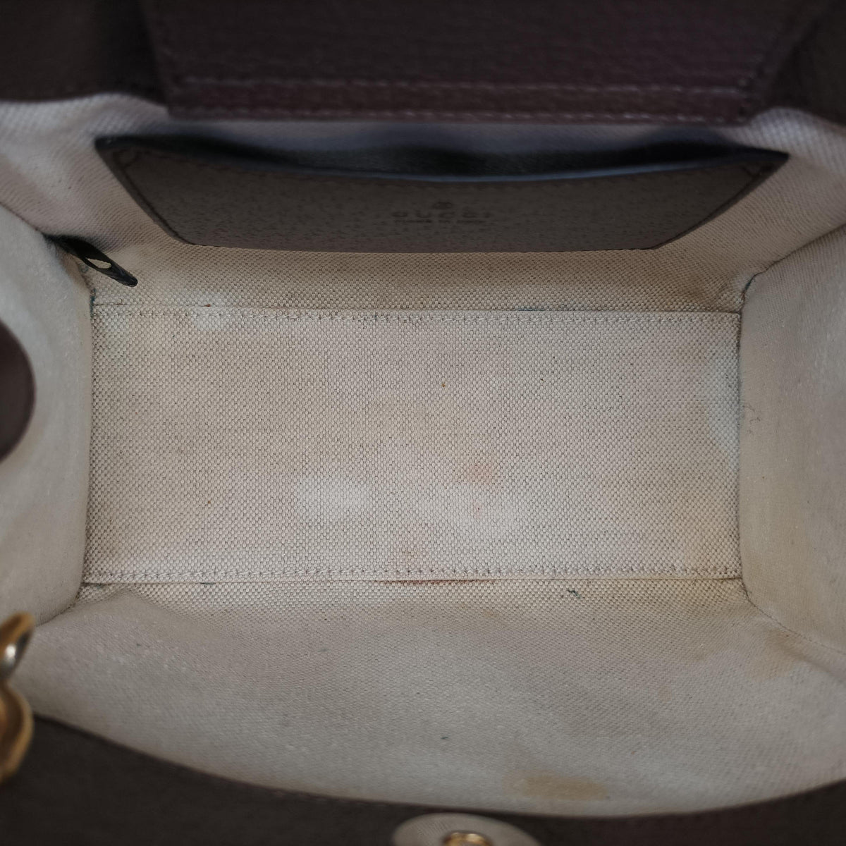 Pre-owned Gucci Diana Jumbo GG Mini Brown Canvas×Leather 655661 shoulderbag | stylenewstar