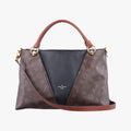 V TOTE BB brown MARRON×BLACK Monogram Canvas×calf leather M43948 FL2139VトートBB モノグラム/ブラウンマロン×ブラック モノグラムキャンバス×カーフレザー M43948 FL2139