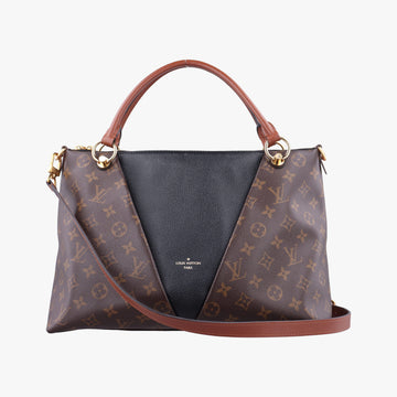 V TOTE BB brown MARRON×BLACK Monogram Canvas×calf leather M43948 FL2139VトートBB モノグラム/ブラウンマロン×ブラック モノグラムキャンバス×カーフレザー M43948 FL2139