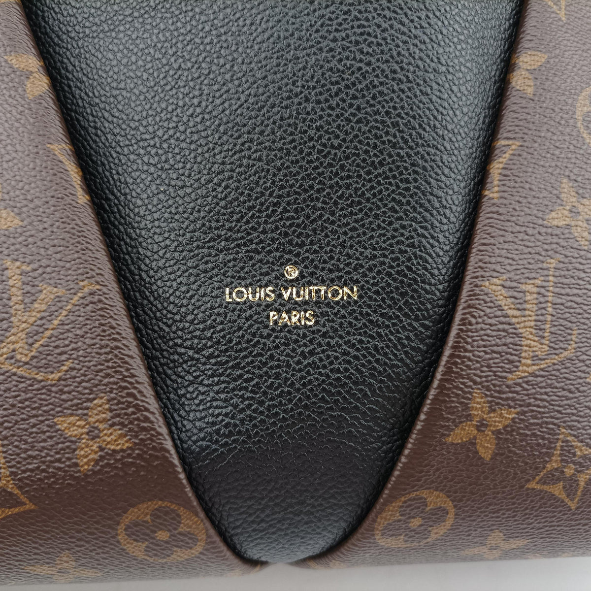 V TOTE BB brown MARRON×BLACK Monogram Canvas×calf leather M43948 FL2139VトートBB モノグラム/ブラウンマロン×ブラック モノグラムキャンバス×カーフレザー M43948 FL2139