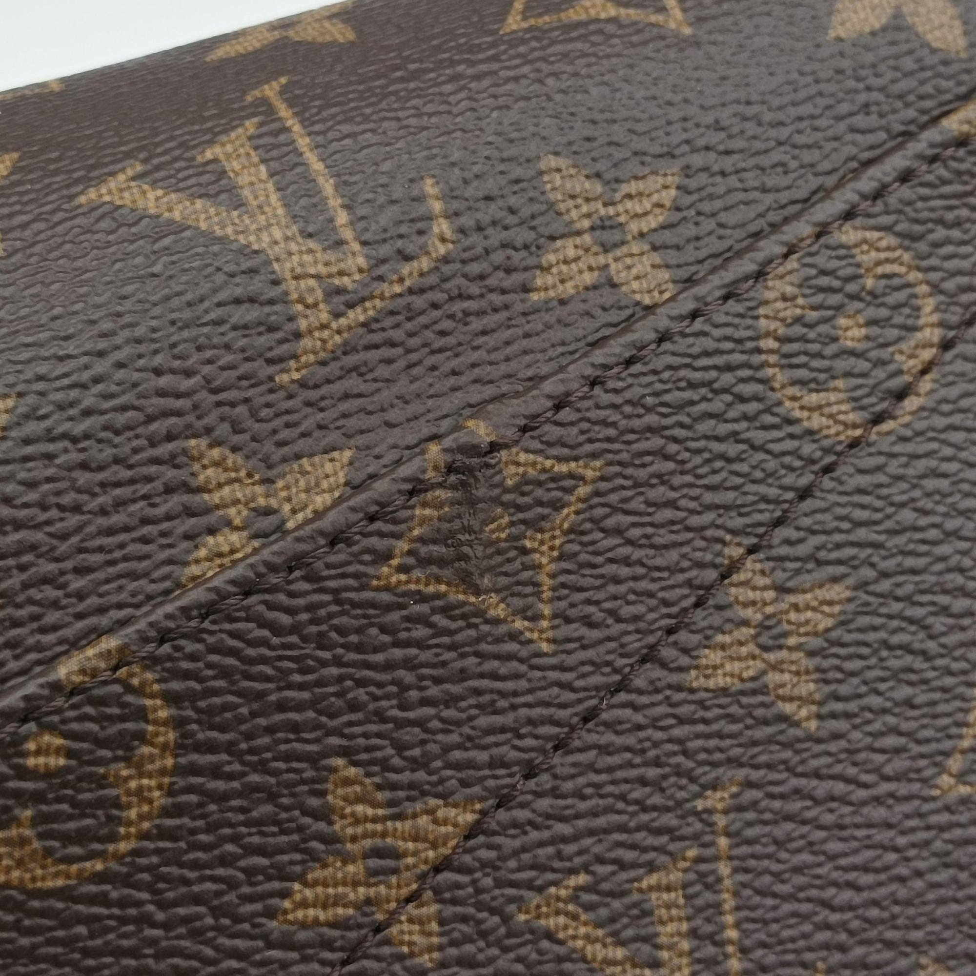 V TOTE BB brown MARRON×BLACK Monogram Canvas×calf leather M43948 FL2139VトートBB モノグラム/ブラウンマロン×ブラック モノグラムキャンバス×カーフレザー M43948 FL2139