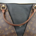 V TOTE BB brown MARRON×BLACK Monogram Canvas×calf leather M43948 FL2139VトートBB モノグラム/ブラウンマロン×ブラック モノグラムキャンバス×カーフレザー M43948 FL2139