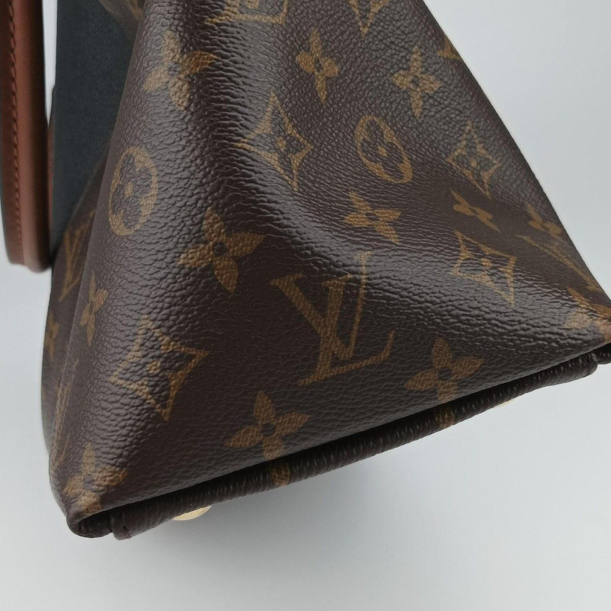 V TOTE BB brown MARRON×BLACK Monogram Canvas×calf leather M43948 FL2139VトートBB モノグラム/ブラウンマロン×ブラック モノグラムキャンバス×カーフレザー M43948 FL2139