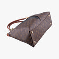 V TOTE BB brown MARRON×BLACK Monogram Canvas×calf leather M43948 FL2139VトートBB モノグラム/ブラウンマロン×ブラック モノグラムキャンバス×カーフレザー M43948 FL2139