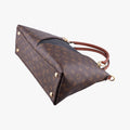 V TOTE BB brown MARRON×BLACK Monogram Canvas×calf leather M43948 FL2139VトートBB モノグラム/ブラウンマロン×ブラック モノグラムキャンバス×カーフレザー M43948 FL2139