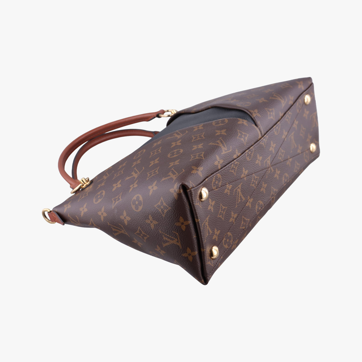 V TOTE BB brown MARRON×BLACK Monogram Canvas×calf leather M43948 FL2139VトートBB モノグラム/ブラウンマロン×ブラック モノグラムキャンバス×カーフレザー M43948 FL2139
