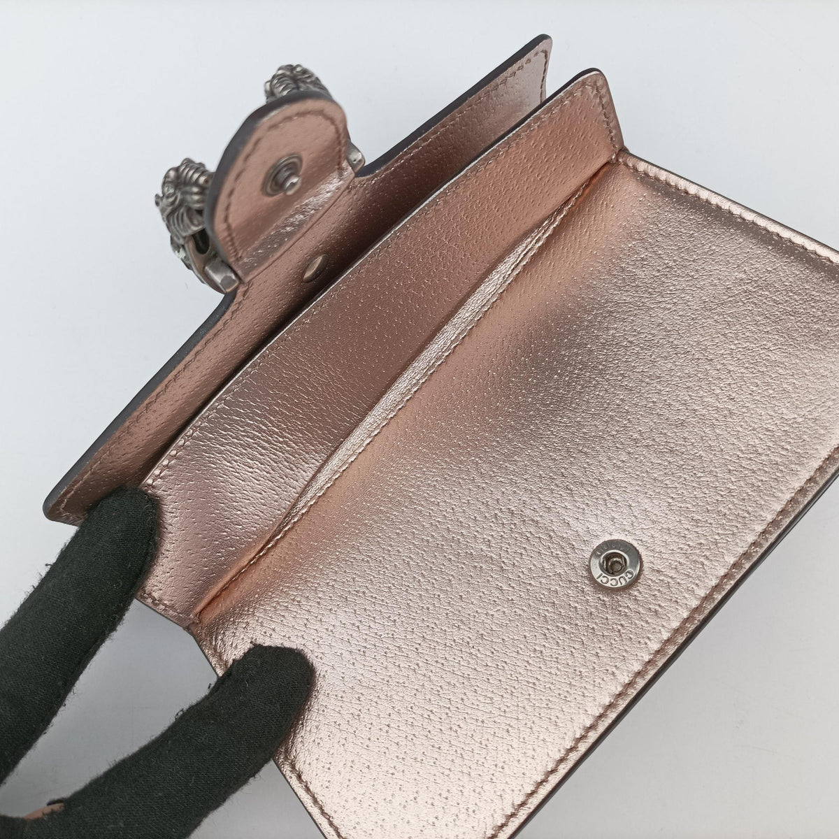 Pre-owned Gucci Dionysus Rose Gold Leather 476432 shoulderbag | stylenewstar
