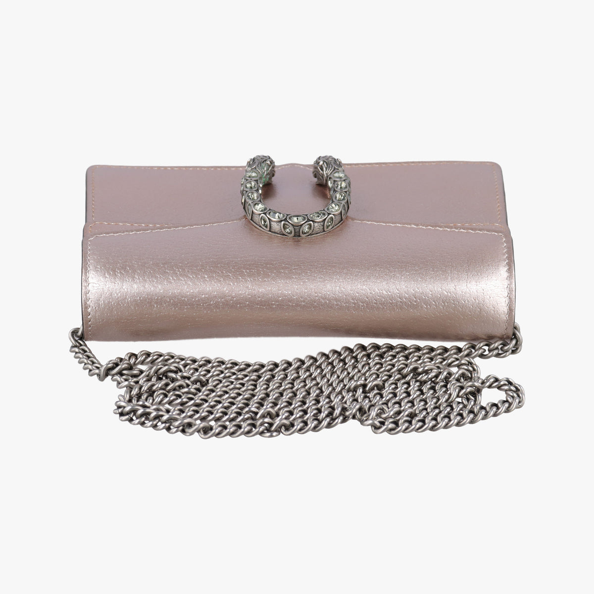 Pre-owned Gucci Dionysus Rose Gold Leather 476432 shoulderbag | stylenewstar