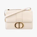Secondhand Christian Dior 30 Montaigne White leather  shoulderbag | stylenewstar
