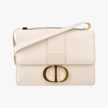 Secondhand Christian Dior 30 Montaigne White leather  shoulderbag | stylenewstar