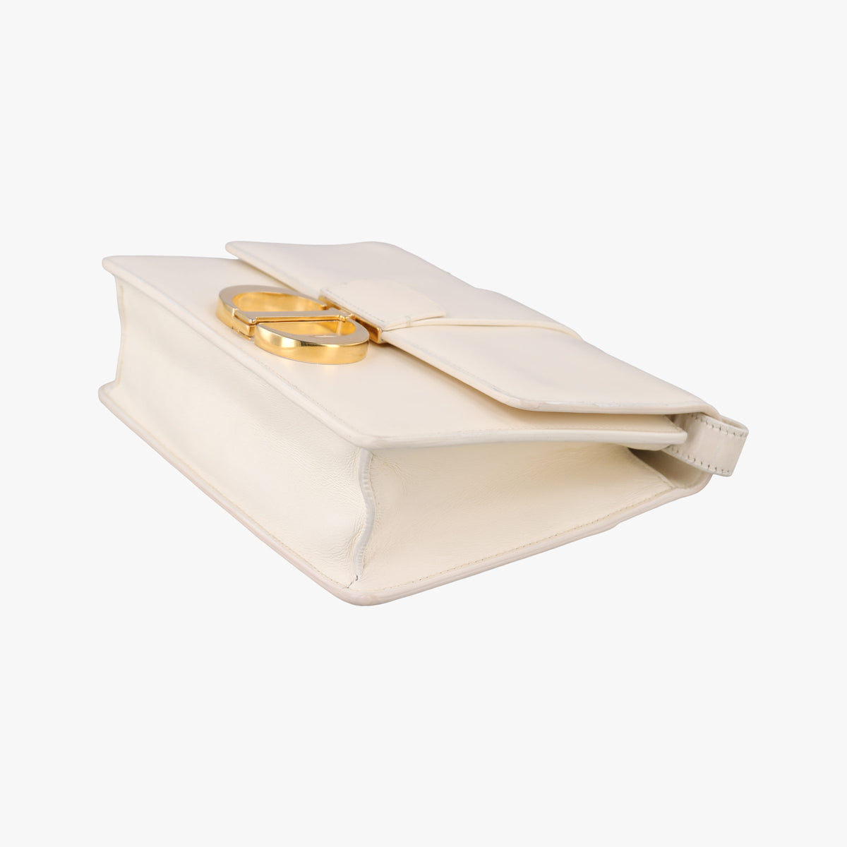 Secondhand Christian Dior 30 Montaigne White leather  shoulderbag | stylenewstar