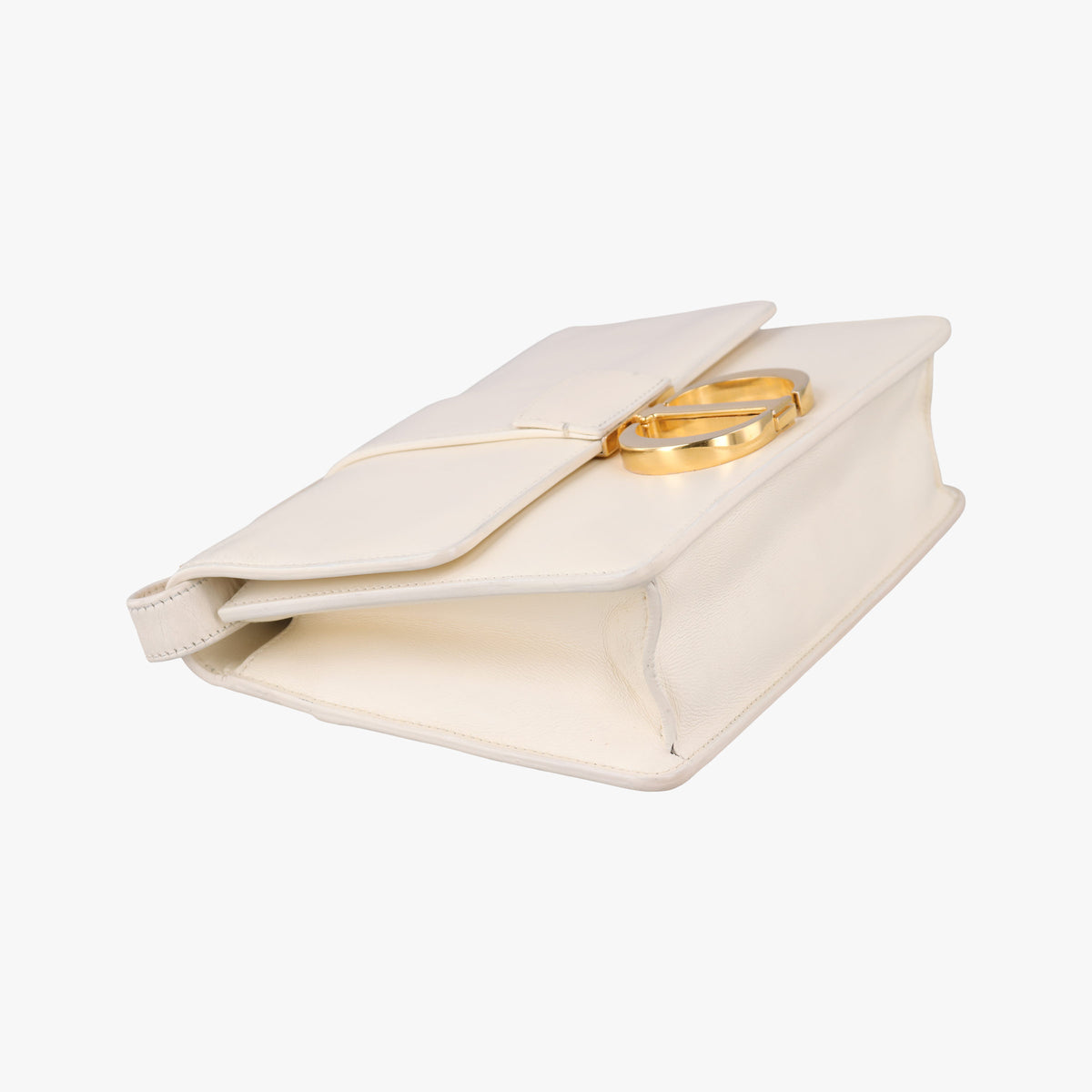 Secondhand Christian Dior 30 Montaigne White leather  shoulderbag | stylenewstar